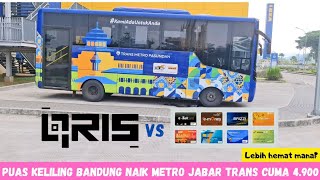 NAIK BUS BANDUNG PAKAI QRIS VS KARTU UANG ELEKTRONIK LEBIH MURAH MANA YA? | EXPLORE BANDUNG