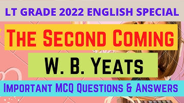 The Second Coming by W. B. Yeats | Top Important MCQ Questions & Answers | Lt Grade English 2022