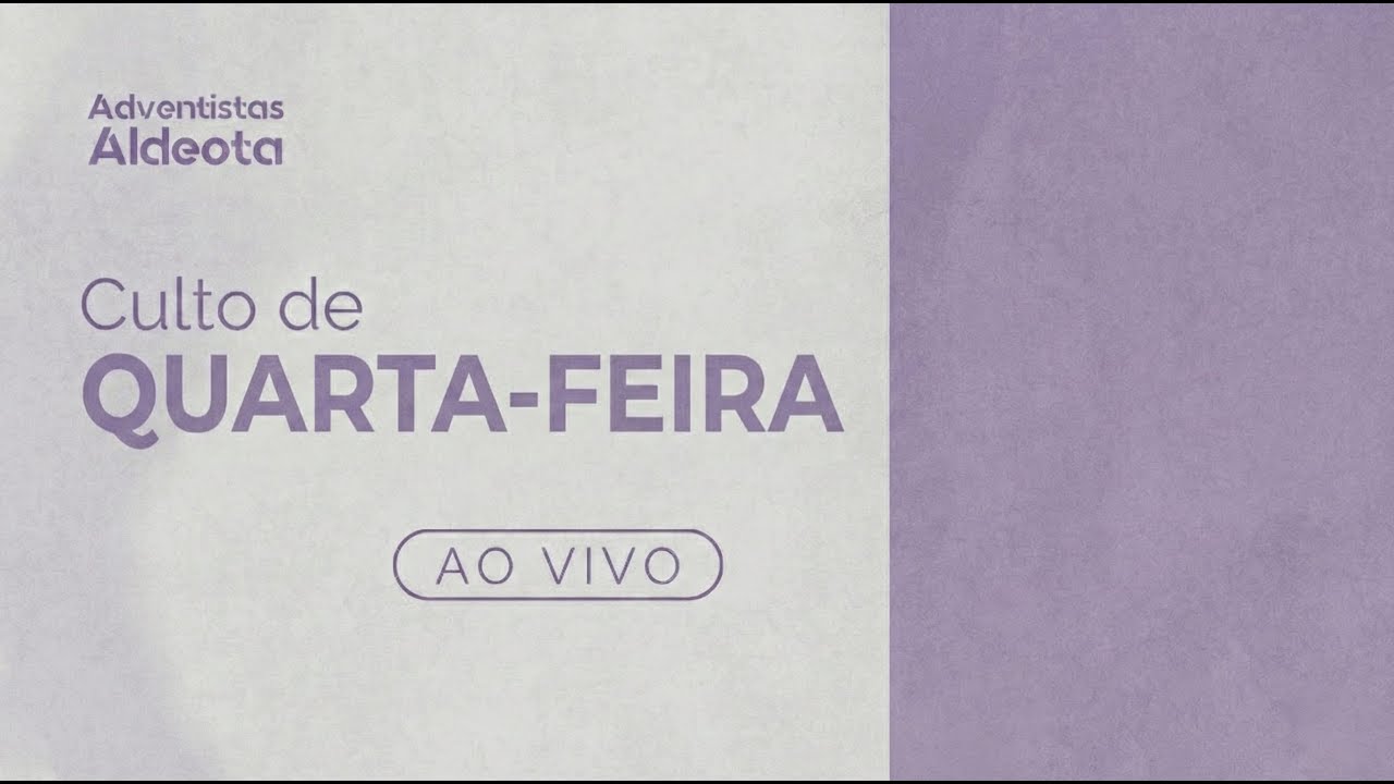 Quarta-Feira | Qual é o Seu Talento ? | Ricardo Braga - 26.08.2026 | IASD Aldeota