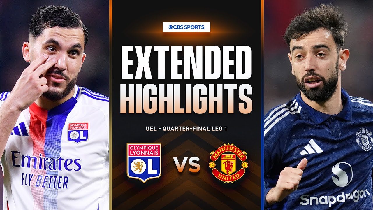 Lyon vs Manchester United in the quarterfinals 1 leg!