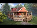 20ft x 30ft  6x9 m  goergeous small house design with loft  enjoy nature