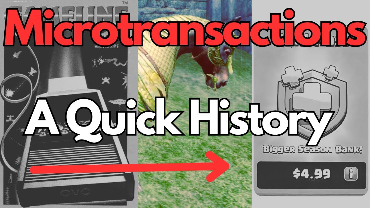 Semi-Whimsical History of DLCs and Microtransactions