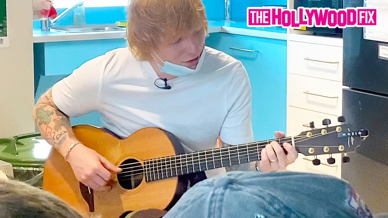 Ed Sheeran Performs His Song 'Perfect' For Sick Children At The Queensland Children’s Hospital