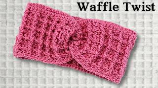 The WAFFLE TWIST Headband | AMAZING Crochet Tutorial