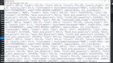 WebSocket Streaming Data Quote Update Live Feed Alice Blue API in Python