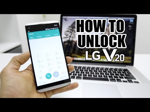 How To Unlock LG V20 - Any Carrier or country (AT&T, T-mobile, etc.)