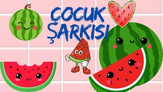 Karpuz Çocuk Şarkısı - Eğlenceli Yaz Meyvesi Şarkısı Pamuk Şeker Hikayeleri