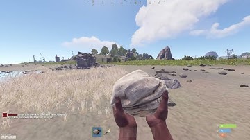 How to spawn with a rock skin - Rust quick guide.