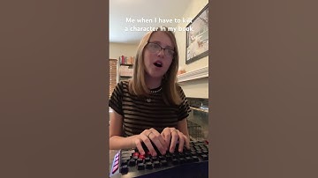 When you have to kill a character in your book #writer #authortube #writertok #author #writing