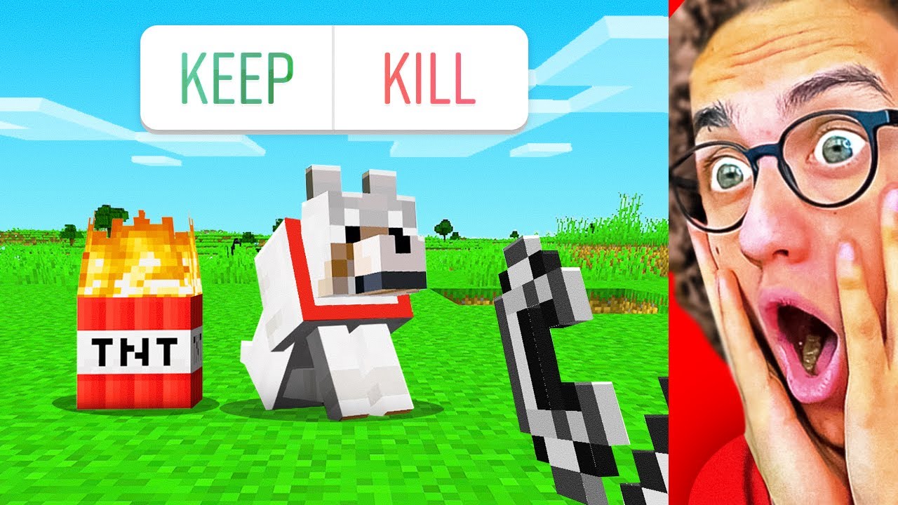 Viewers Decide What I Do In Minecraft For A Day!