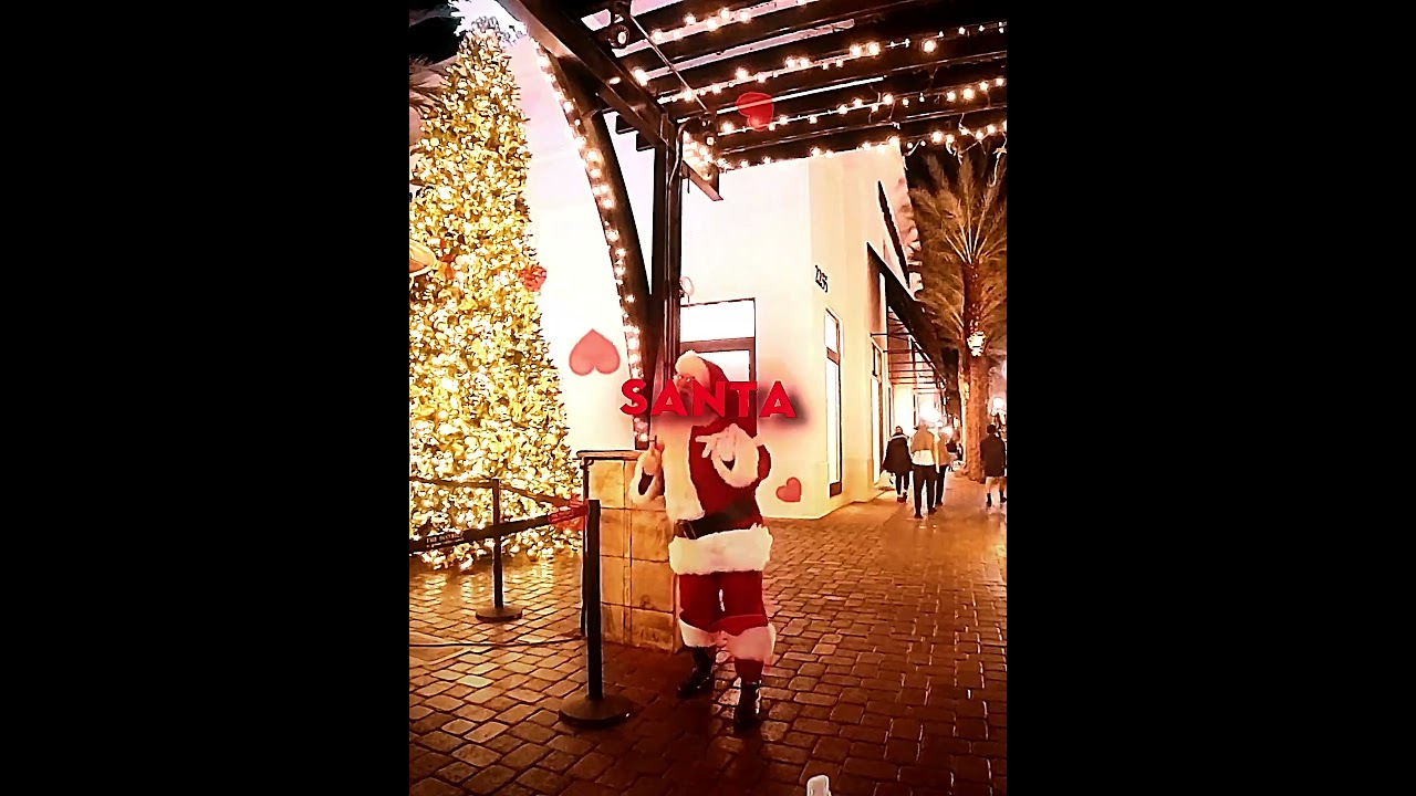 Santa made this girl smile...