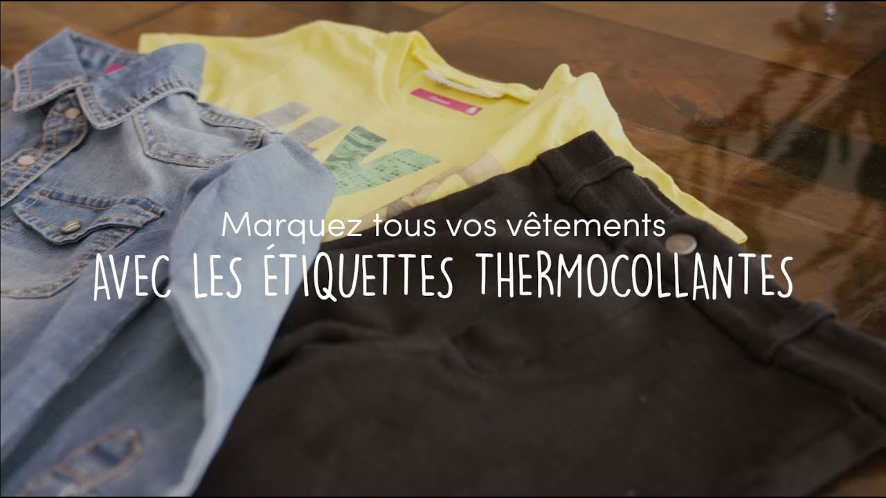 Etiquettes Thermocollantes Vêtements - AmDesign