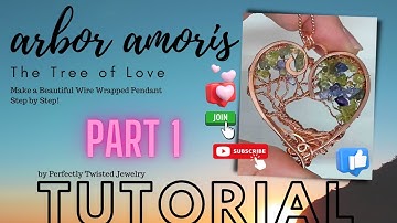 Heart Love Tree of Life Pendant Tutorial Part 1