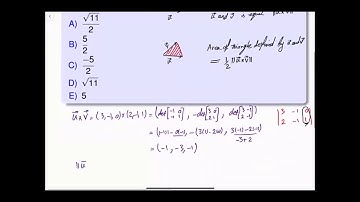Labtube-(Math 1229)-Test 1 Review: Question 08: Area of triangle