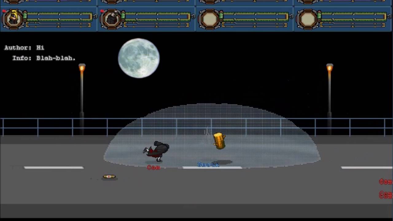 Naruto LF2 Neji vs Akatsuki  - epic fight with Itachi (NTSD 2.4 2016)