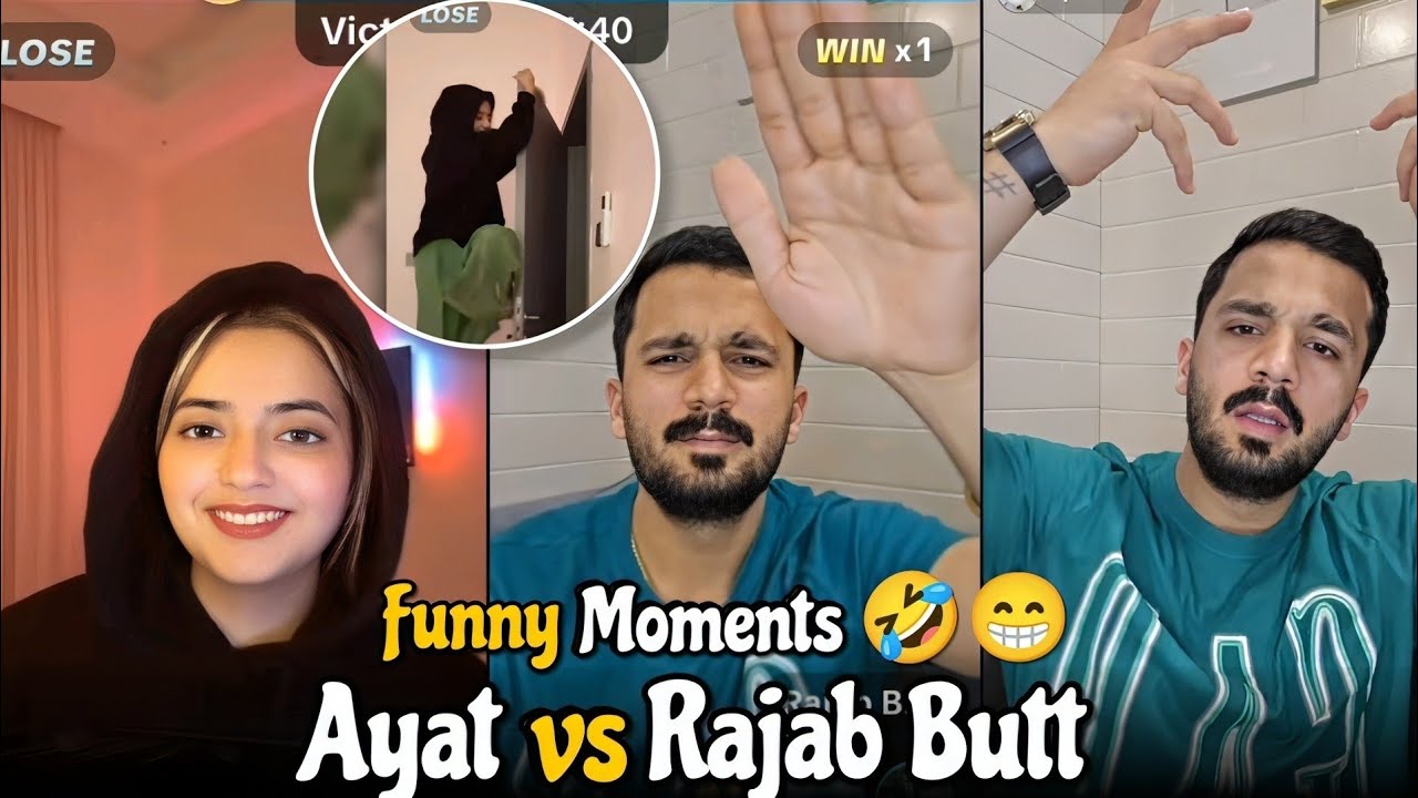 Part# 1 March 10, 2025 TikTok Live Match | Ayat vs Rajab Butt | Funny Punishment 😂😂😂