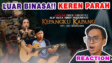Alip Bata Colab Sindy Purbawati - Kepangku Kapang | Fingerstyle - Cipt Adif Marhaendra - REACTION !!