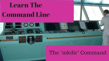 Learn the Command Line, mkdir, codecademy Tutorial
