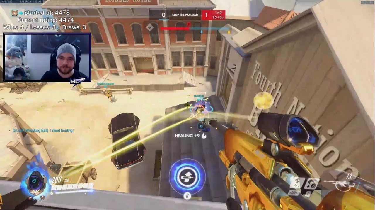 Overwatch Rank 1 Ana Pro mL7 Goes Insane As Ana & Moira