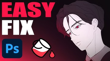 Photoshop | Fix White Edges caused by the Bucket Tool / Fill Tool