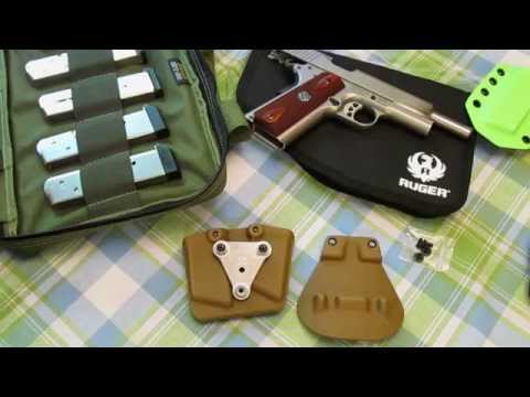 G-Code Kydex Double 1911 Magazine Carrier & small Paddle