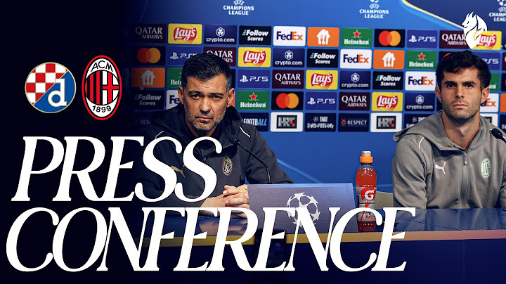 Coach Conceição and Pulisic preview the game against Dinamo | #ChampionsLeague | Press Conference