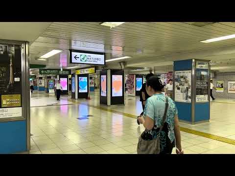 デレステ 8周年記念広告 @池袋駅　全景2️⃣