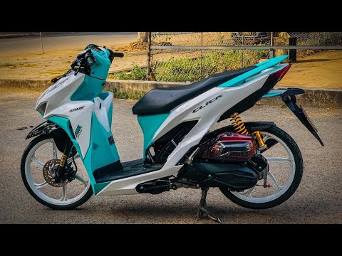 Video Vario độ kiểng màu trắng xanh đẹp nhất 2021 - youtube