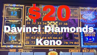 Playing $20 on DaVinci Diamonds Keno at Green Valley Ranch Casino - Henderson, NV by LetYrLiteShine 232 views 13 days ago 13 minutes, 54 seconds