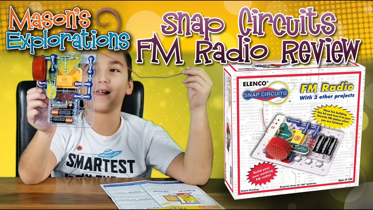 Snap Circuits FM Radio Toy Review snapcircuits YouTube
