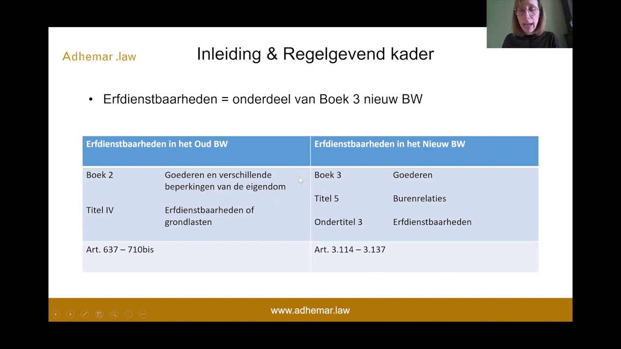 Erfdienstbaarheden in het nieuwe goederenrecht: nieuwigheden en evoluties