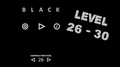 Level 26 - 30 | Black by Bart Bonte