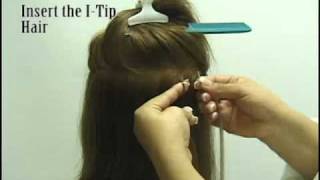 His Her Hair How to attach I Tip Hair Extensions from His Her Hair