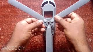 how to make helicopter with pvc pipe | waste material recycle craft | diy helicopter