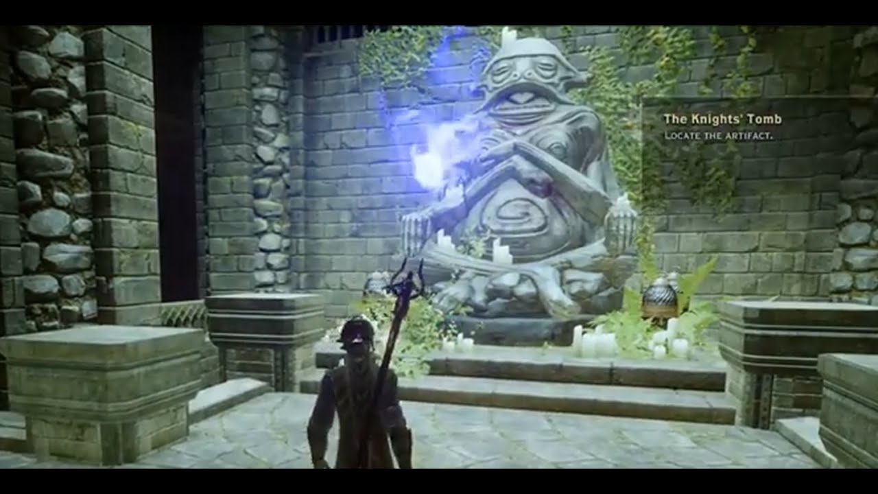 Dragon Age Inquisition Locate the Artifact in the Knight's Tomb YouTube