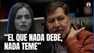 Grecia Quiroz le responde a Noroña: "No me haré la víctima"