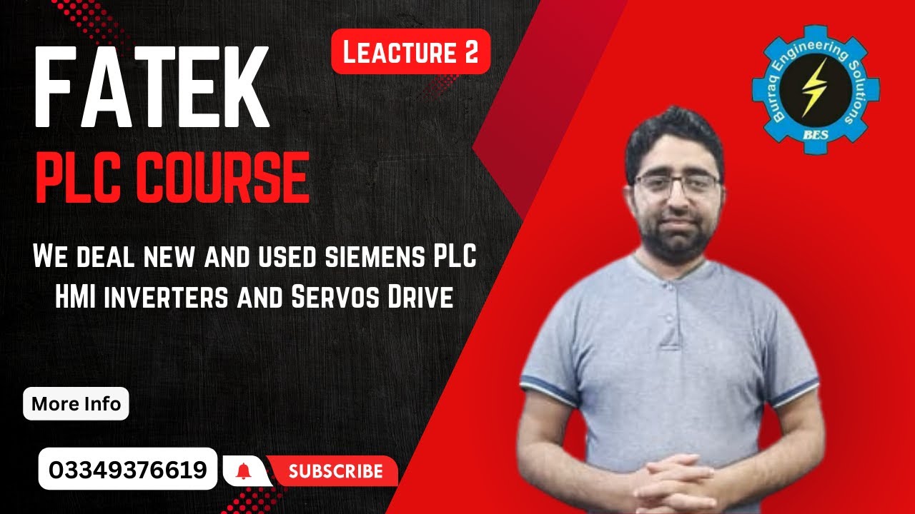 Lecture 2 Latch Un Latch | Fatek plc training institute in Lahore