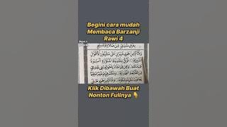 Cara membaca barzanji rawi 4 Part 1
