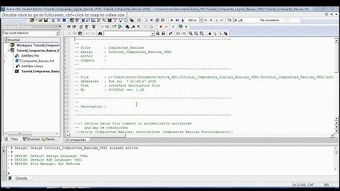 Tutorial Compuertas Basicas VHDL hd