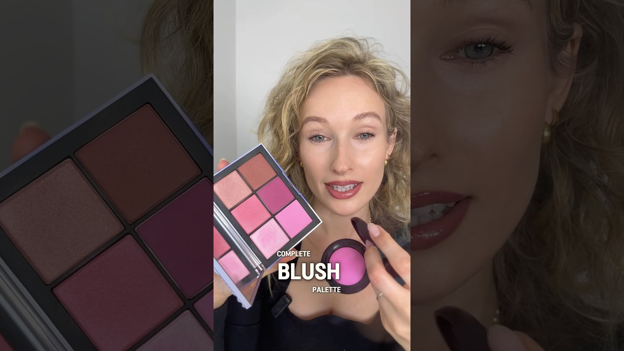 Как правильно наносить нежно-розовые румяна! 💖