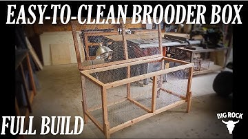 How to Build a Rolling Chick Brooder Box | Easy DIY Chicken Brooder for Backyard Poultry