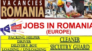 Job In Romania | Job In Europe | CV Selection | Employment Visa/TRC