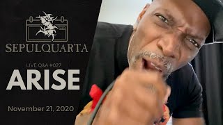 Sepultura - Arise (SepulQuarta Quarantine Performance)