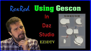 Working in Daz3d with Gescon