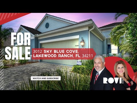 3012 Sky Blue Cove, Lakewood Ranch, FL home video tour
