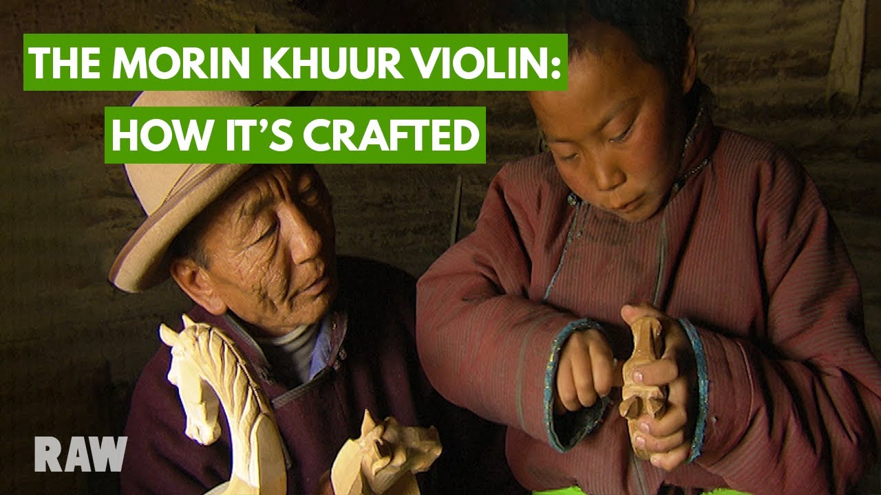 Documentary backdrop image for How to craft a Morin Khuur violin and protect Mongolian traditions (2022)