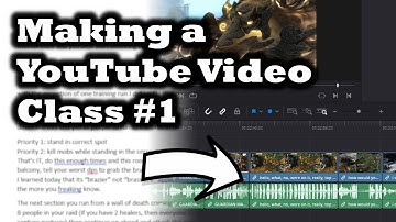 Making a YouTube Video Class #1 - All Free Programs! - OBS, Gimp, Resolve, 4k Downloader