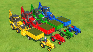COLOURS OF JCB 3DX BACKHOE LOADER IN FS | FARMING SIMULATOR 22