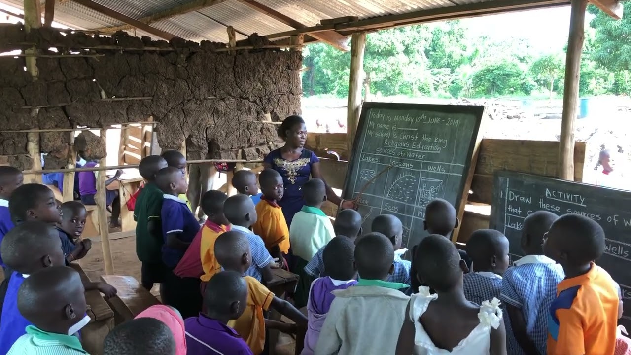 Rural classrooms in Uganda Africa