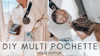 LOUIS VUITTON MINI POCHETTE ACCESSOIRES 2021 DIY CHAIN STRAP MULTI LOOKS  AND STYLES 